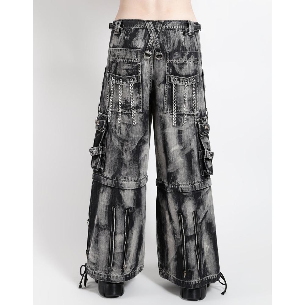 パンツ TRIPP NYC LOCK UP DENIM PANT STORM WASH Tripp NYC Tripp NYC - Lock Up Denim Storm Wash Wide leg